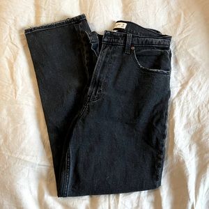 Abercrombie & Fitch Ultra High Rise Straight Leg Jeans